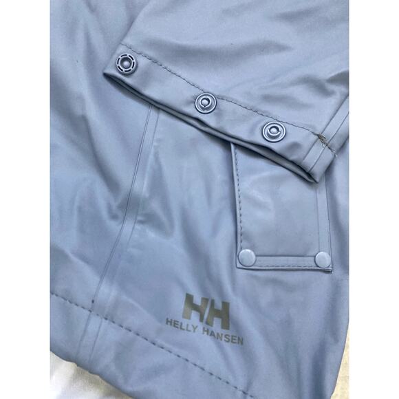 Helly Hanson Rain Jacket Women's Medium Zip Up Coat Hooded Light Blue Outdoors - Picture 4 of 10